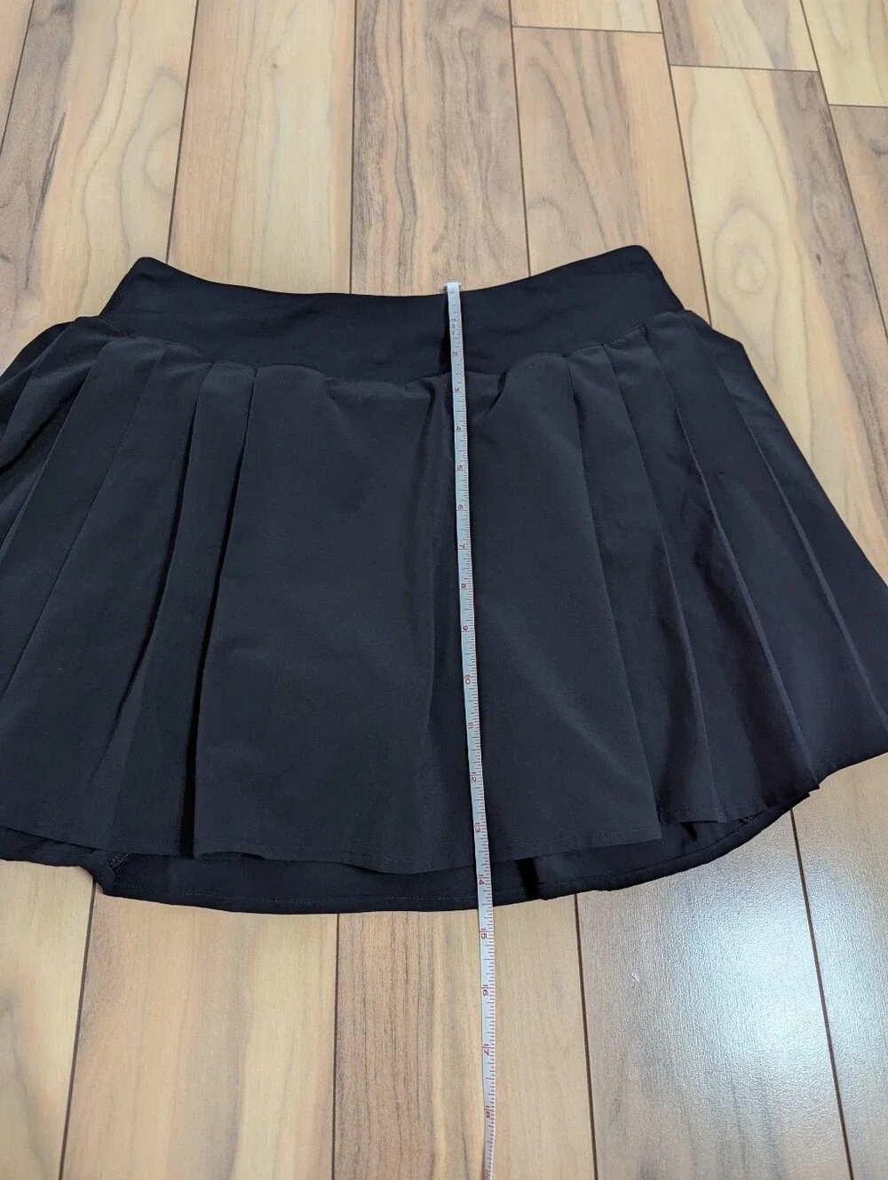 EUC! Lululemon Side Pleat Tennis Skirt In Black Size 6